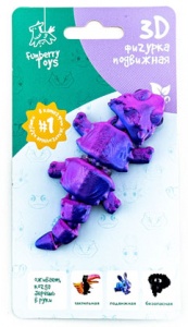 204 3D игрушка-антистресс  Малыш Агама Чико