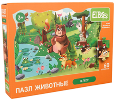 ET01-019 Пазл "В лесу" 60 элементов