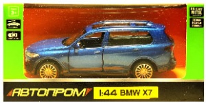 4352 Игрушка Модель автомобиля инерционная BMW Х7  1:44