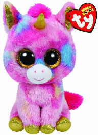 36158 Игрушка мягконабивная Единорог Fantasia серии "Beanie Boo's", 15 см