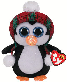36241 Игрушка мягконабивная Пингвин CHEER серии "Beanie Boo's" 15 см
