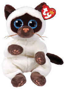 40548 Игрушка мягконабивная Кошка MISO серии "Beanie Bellies", 15 см