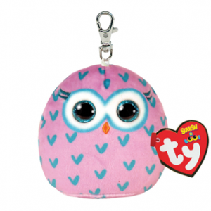 39573 Игрушка мягконабивная на брелоке Сова WINKS серии "SQUISHY BEANIES"