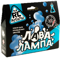 EX162T Игрушка: Научно-познавательный набор "Лава-лампа", синий модели Re-агенты