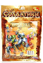 BF 00761 Солдатики для игры и коллекционирования серии "Битвы Фентази" - "Горные орки"