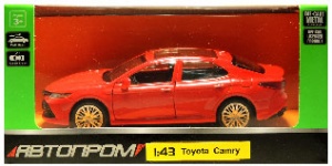 4339 Игрушка Модель автомобиля инерционная Toyota CAMRY   1:43 