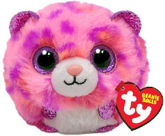 42541 Игрушка мягконабивная Леопард  TOPAZ серии "Puffies",10 см.