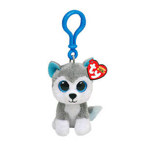 36503 Игрушка мягконабивная на брелоке Волчонок Slush серии "Beanie Boo's"