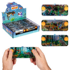 Т24404 Игра с водой 1toy "Насади колечки. Динозавры". 3 вида в асс.24шт. в дисплее