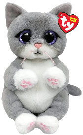 41055 Игрушка мягконабивная Кошка MORGAN серии "Beanie Bellies", 15 см