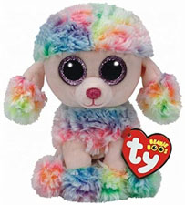 37223 Игрушка мягконабивная Пудель RAINBOW серии "Beanie Boo's" 15см