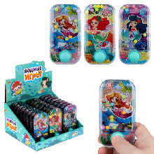 Т24401 Игра с водой 1toy "Забрось мячики. Русалочки". 3 вида в асс.24шт. в дисплее