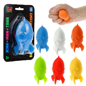 Т23233 Игрушка 1toy Крутой замес ракета 11*5cm, 6цв в асс., блист.11*16см