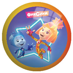 3102 Мяч KiddiePlay 23 см Фиксики