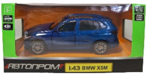4370 Игрушка Модель автомобиля инерционная BMW X5M 1:43 