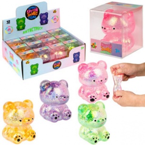 Т26392 Игрушка 1TOY Крутой замес Супергель медведь, 9*8*5см, в асс., пвх кор., 12 шт в дб