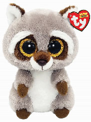 36375 Игрушка мягконабивная Енот OAKIE серии  'Beanie Boo's' 15 см