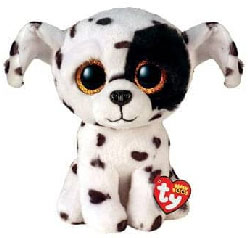 36389 Игрушка мягконабивная Щенок Luther серии "Beanie Boo's" 15см