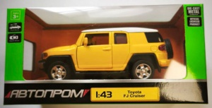 4305 Игрушка Модель автомобиля инерционная Toyota FJ Cruiser 1:43