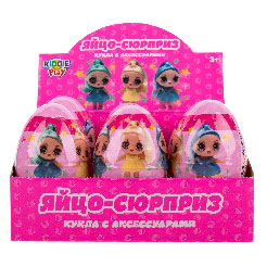 42617 Игровой набор для девочек "Яйцо-сюрприз с куколкой"