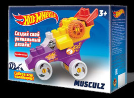 710 Игрушка. Конструктор Bauer серии Hot wheels musculz "Axel"