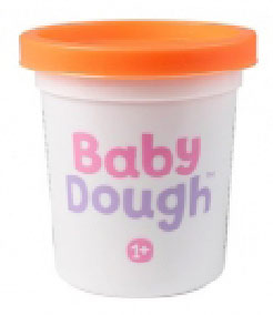 BD013 Тесто для лепки в баночке BabyDough, красный, 100 г