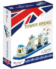 C238h Игрушка Пазлы "3D 52 дет. - Тауэрский мост" 