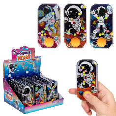 Т24407 Игра с водой 1toy &quot;Забрось мячики. Космос&quot;. 3 вида в асс.24шт. в дисплее