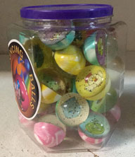 95178 Игрушка. Мячик каучуковый (30 шт. в упаковке)