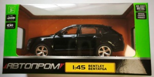 4312 Игрушка Модель автомобиля инерционная Bentley Bentayga 1:45 