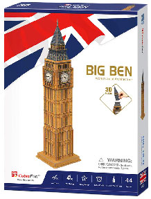 C094h Игрушка Пазлы "3D 44 дет. - Биг Бен"