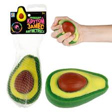 Т23820 Игрушка 1toy Крутой замес авокадо 10*7*4,5см, сетка с хедером