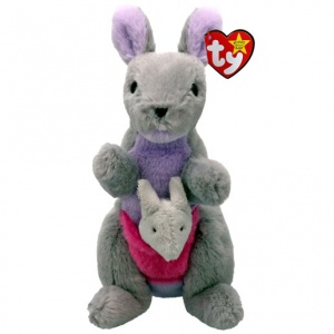 41349 Игрушка мягконабивная Кенгуру KAYLA серии "Beanie Babies", 15 см