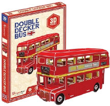 S3018h Игрушка Пазлы "3D 57 дет. - Лондонский двухэтажный автобус"