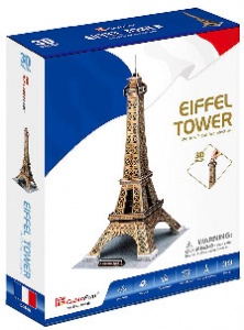 C044h Игрушка Пазлы "3D 39 дет. - Эйфелева башня"