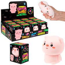 Т24579 Игрушка 1toy Крутой замес свинка  6*7,5см., 12 шт в д/б