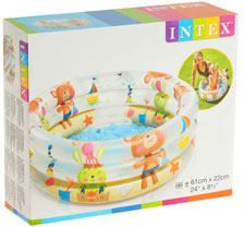 57106NP Бассейн "Зверюшки" 61х22см 