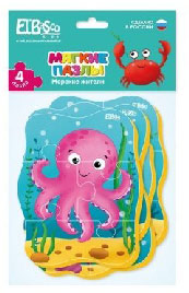 ET02-024 Мягкие пазлы "Морские жители"