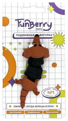 39006999 Игрушка подвижная 3D Такса Эмма