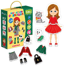 ET05-005 Магнитная игра-одевашка "Модница"