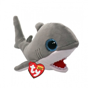 37376 Игрушка мягконабивная Акула FINNEGAN серии "Beanie Boo's", 15 см