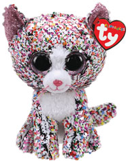 36358 Игрушка мягконабивная Кошка CONFETT серии 'Flippables' 15 см