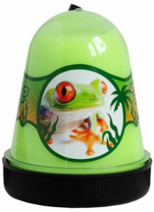 BS300-140 Сувенирная продукция "Антистресс jungle" с мухами (Лягушка)130г