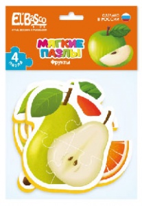 ET02-005 Мягкий пазл "Фрукты"