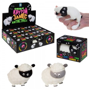 Т23817 Игрушка 1toy Крутой замес,"Овечка" 8,5*5,5*6 см, 2 цвета в ассорт., 12 шт в д/б