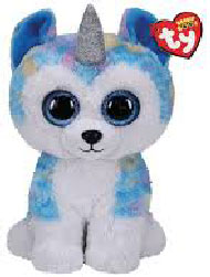 36458 Игрушка мягконабивная Щенок Хаски HELENE серии "Beanie Boo's", 24 см