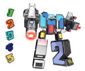 Т13534 Игрушка Трансботы XL "Боевой расчет ВКС" , блистер (цифры 1-5, бокс 5 шт)