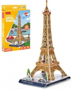 E1624h Игрушка Пазлы "3D 31 дет. - Эйфелева башня"