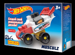 709 Игрушка. Конструктор Bauer серии Hot wheels musculz "Speedy"