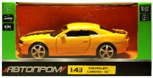 4346 Игрушка Модель автомобиля инерционная Chevrolet  Camaro SS  1:43 